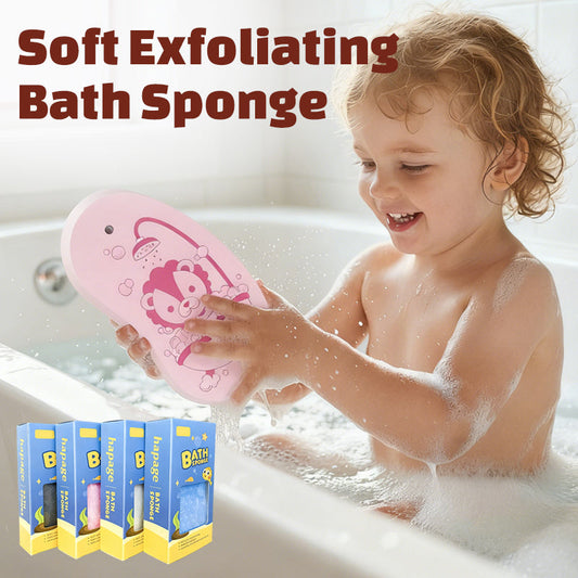 🎉Nieuwjaars Cadeau 50% KORTING!🛁Zachte Exfoliërende Kinderbadspons – Leuke 3D CartoonPatronen & Antibacterieel: Perfect Voor Baby’s/Peuters!