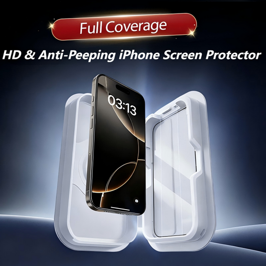 📢📢50% KORTING! Volledige dekking HD & Anti-Peeping iPhone-schermbeschermer – Breukvast, bubbelvrij in 10 seconden en privacy gegarandeerd! 🔒📱