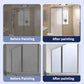 Transparante Frosted Glass Paint op waterbasis