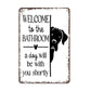 🎁2026 Nieuw binnen 50% KORTING💥Cute Cat Bathroom Decor Sign