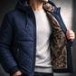 🧥 Winterjas met Capuchon en Pluche Voering voor Heren – Blijf warm en stijlvol deze winter! ❄️🔥
