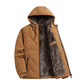 🧥 Winterjas met Capuchon en Pluche Voering voor Heren – Blijf warm en stijlvol deze winter! ❄️🔥