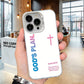 Gods plan lasergegraveerde inspirerende telefoonhoes