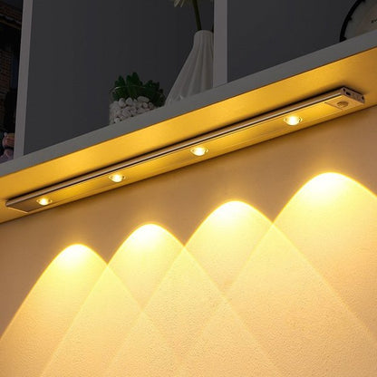 💡Plak-Aan Bewegingslamp - USB Oplaadbaar LED Kastlicht 120° Sensor 30/40cm💫