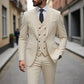 👔 Slim-Fit 3-Delig Herenpak – Perfect Getailleerd, Luxe Stof & Klaar voor Jouw Belangrijkste Moment 🤵