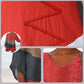 Elegante casual damesblouse met V-hals, lange mouwen en artistiek patroonprint