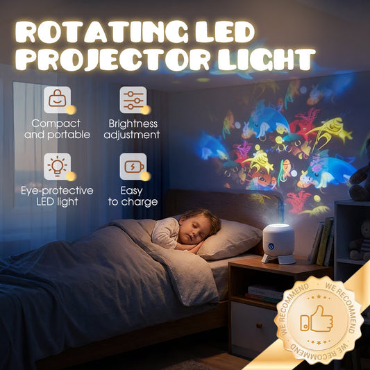 Dynamisch roterende LED-projectorlamp