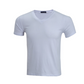 Klassiek katoenen T-shirt met V-hals en korte mouwen
