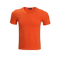 Klassiek katoenen T-shirt met V-hals en korte mouwen