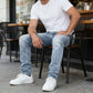 📢📢50% KORTING !! ⏰Moderne slim fit stretchjeans voor heren