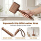Creatieve houten flesopener in de vorm van een hamer met standaard
