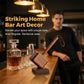 Creatieve houten flesopener in de vorm van een hamer met standaard