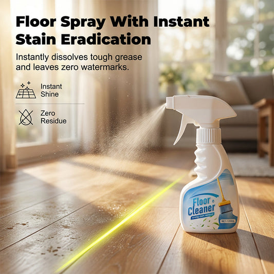 🥳UITVERKOOP 2026🥳Reinigingsspray voor harde vloeren – Droogt snel, laat geen watervlekken achter. Herstelt de natuurlijke glans, werkt antibacterieel en is veilig voor hout en tegels. Frisse, plantaardige geur. 🏠✨