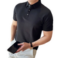 Herenoverhemd met korte mouwen in effen kleur voor een zakelijke casual look