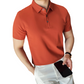 Herenoverhemd met korte mouwen in effen kleur voor een zakelijke casual look