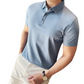Herenoverhemd met korte mouwen in effen kleur voor een zakelijke casual look