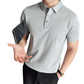 Herenoverhemd met korte mouwen in effen kleur voor een zakelijke casual look
