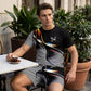 Heren T-shirt en Short Set met Abstracte Print