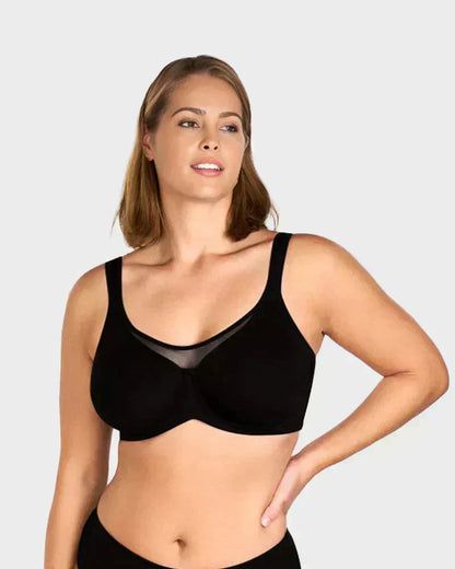 🌸🕊️ Elegante, lichte BH voor dames met volledige bedekking in grote maten 💪📏✨