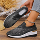⏰ TIJDELIJKE PRIJSVERLAGING! 💎Platform sneakers met stras, hoog comfort