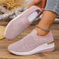 ⏰ TIJDELIJKE PRIJSVERLAGING! 💎Platform sneakers met stras, hoog comfort
