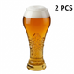 🍻 Ornate Embossed Bierglas – Perfect voor Koude Dranken & Gezellige Avonden ✨