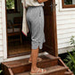Casual geruite capribroek voor dames