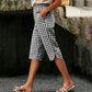 Casual geruite capribroek voor dames