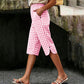 Casual geruite capribroek voor dames