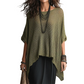 🔥50K+ VERKOCHT HALVE PRIJS🌿 Holle poncho top kwalitatieve mengstof losse pasvorm S-3XL