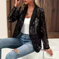 👗Elegante damesblazer met bloemenmotief en kant – Een elegante, lichtgewicht blazer, geschikt voor zowel op kantoor als ’s avonds✨