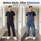 Heren-overalls van denim met klassieke pasvorm
