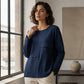 ⏰ Tijdelijke Aanbieding 💃 Dames Patchwork Top met Ronde Hals en Textuur ✨ Uniek patroon, aangenaam comfort & veel combinatiemogelijkheden