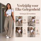 💥 Grote Korting 💃 Dames Wijde Broek met Trekkoord ✨ Verstelbare taille, ruim comfort & trendy casual‑stijl