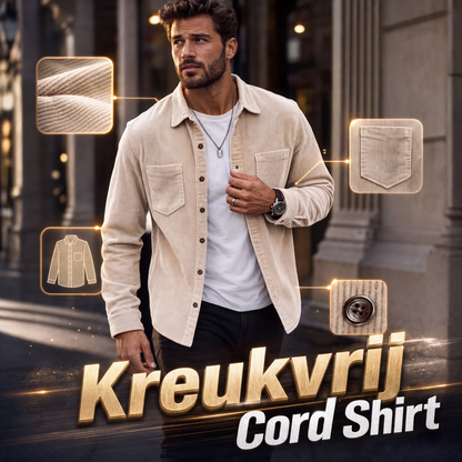 Casue corduroy overhemdjack voor heren