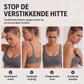 Dames push-up sportbeha met hol gaas