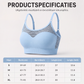 Dames push-up sportbeha met hol gaas