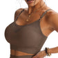 Dames push-up sportbeha met hol gaas