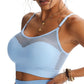 Dames push-up sportbeha met hol gaas
