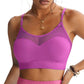 Dames push-up sportbeha met hol gaas