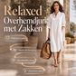 👗Wijde katoen-linnen overhemdjurk voor dames met zakken