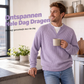 🔥 Nieuw Binnen – 50% KORTING ✨ Heren Wafel-T-shirt met Gelaagd Design – Comfortabele Pasvorm & Moderne Casual Look 👕