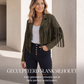 🌸 Nieuwe Collectie ✨ Dames Casual Jas met Franjes 🧥 Boho Look, Comfortabel & Trendy Design