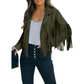 🌸 Nieuwe Collectie ✨ Dames Casual Jas met Franjes 🧥 Boho Look, Comfortabel & Trendy Design