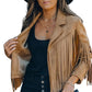 🌸 Nieuwe Collectie ✨ Dames Casual Jas met Franjes 🧥 Boho Look, Comfortabel & Trendy Design