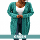 🌸 Nieuwe Collectie ✨ Lange Gebreide Dameshoodievest 🧶 Warm, Comfortabel & Praktisch met Zakken