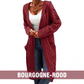 🌸 Nieuwe Collectie ✨ Lange Gebreide Dameshoodievest 🧶 Warm, Comfortabel & Praktisch met Zakken
