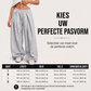 Casuele geplooide wide-leg joggingbroek voor dames