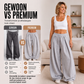 Casuele geplooide wide-leg joggingbroek voor dames