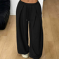 Casuele geplooide wide-leg joggingbroek voor dames